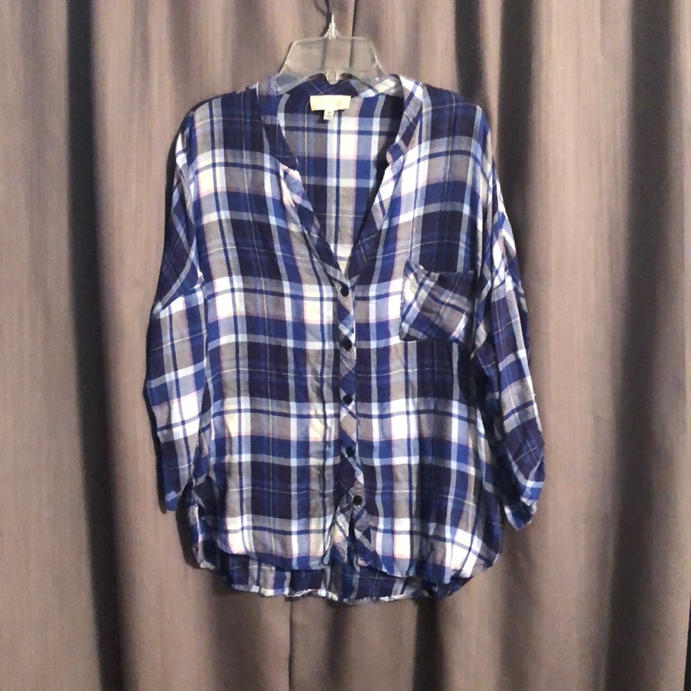 Super soft flannel top